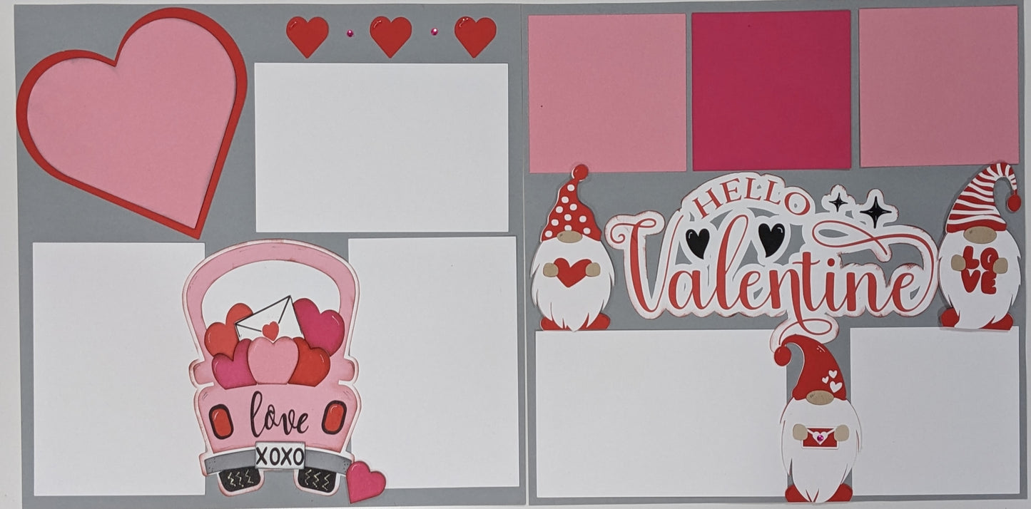 2 page Layout - Hello Valentine