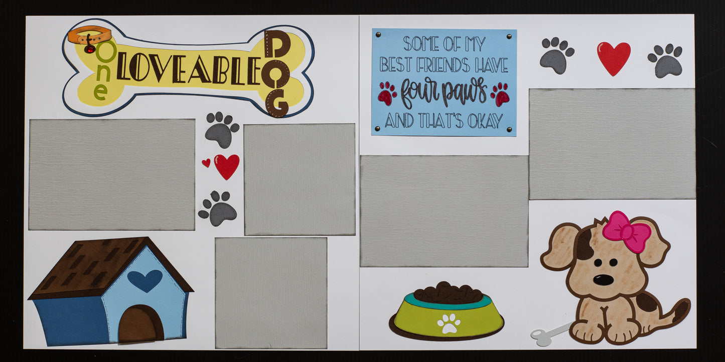 Layout - One Loveable Dog