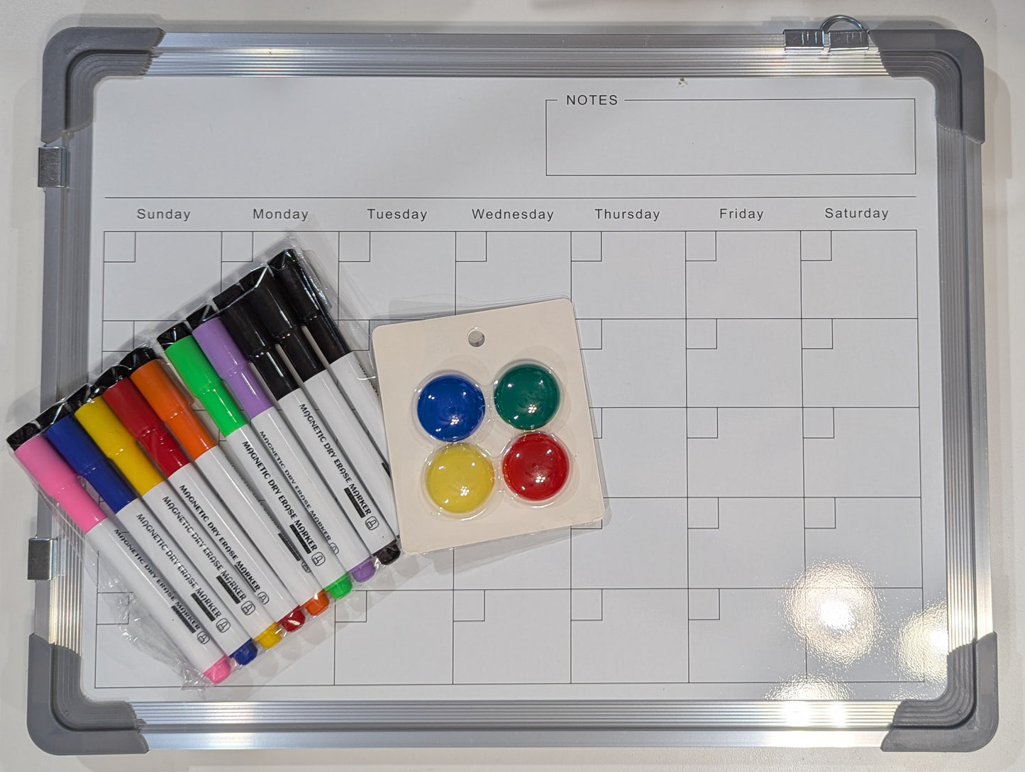 Magnetic Dry Erase Board Calendar