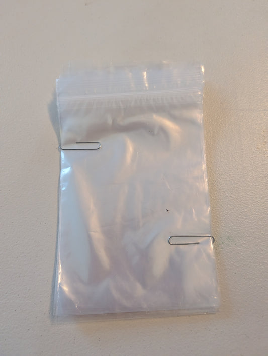 Clear Storage Bags with Zip Top (Set of 25)