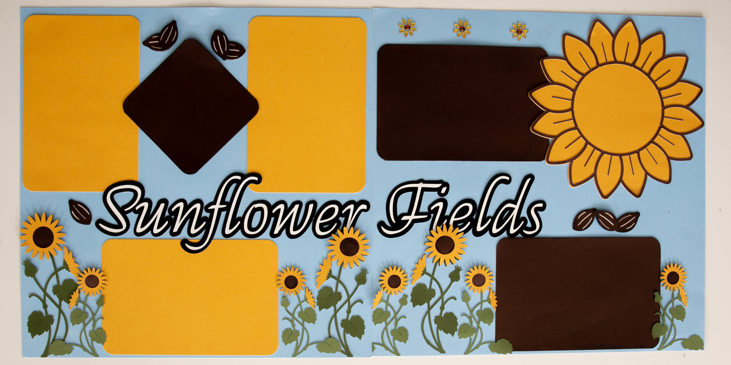2 page Layout - Sunflower Fields