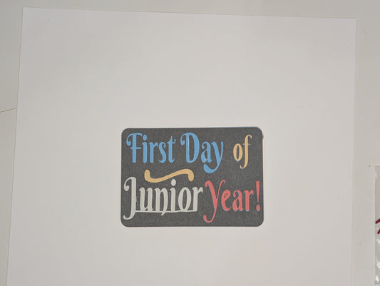 Titles - Junior Year