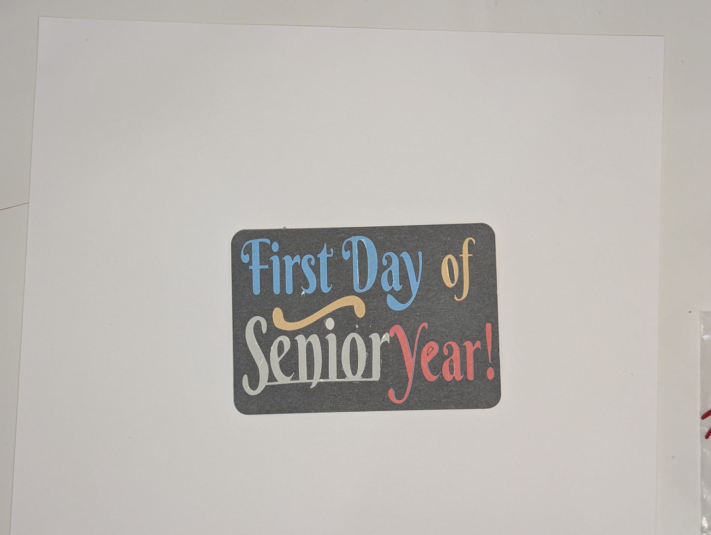 Titles - Senior Year